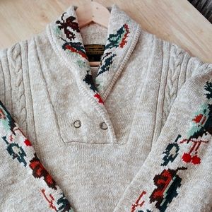 VNTG  Eddie Bauer Cowl Neck  Sweater  Size L